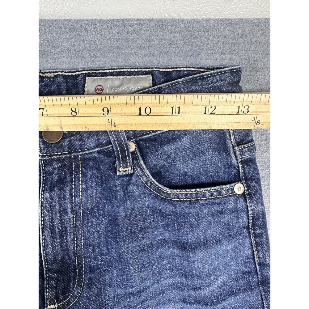 AG Alexxis High Rise Vintage Raw Hem Boot Cut Jeans Size 25 EUC Made In Japan - Picture 5 of 12